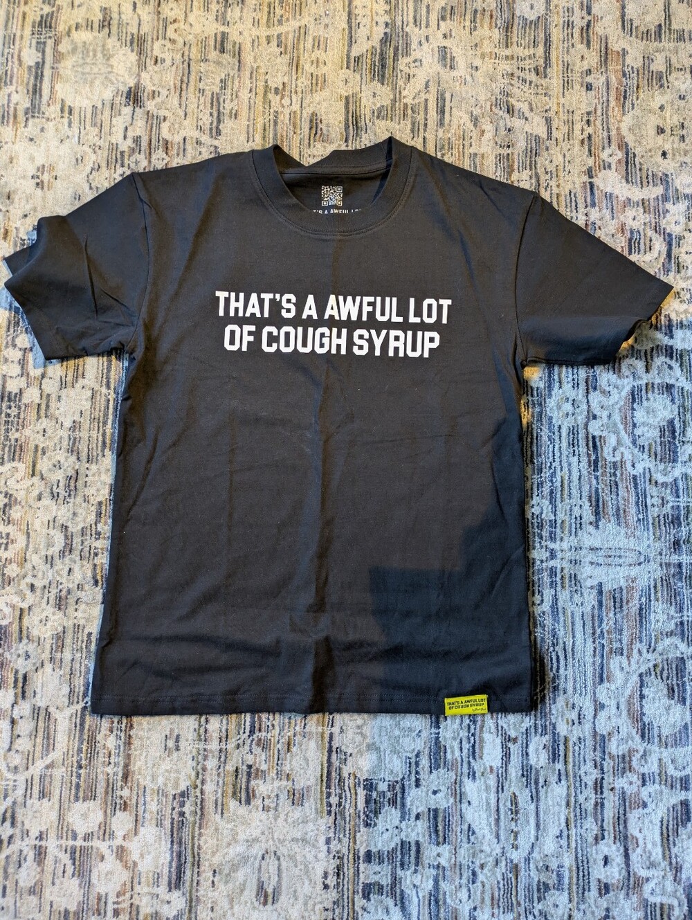 That's A Awful Lot of Cough Syrup Desto Dubb Graphic Tee Size M Black